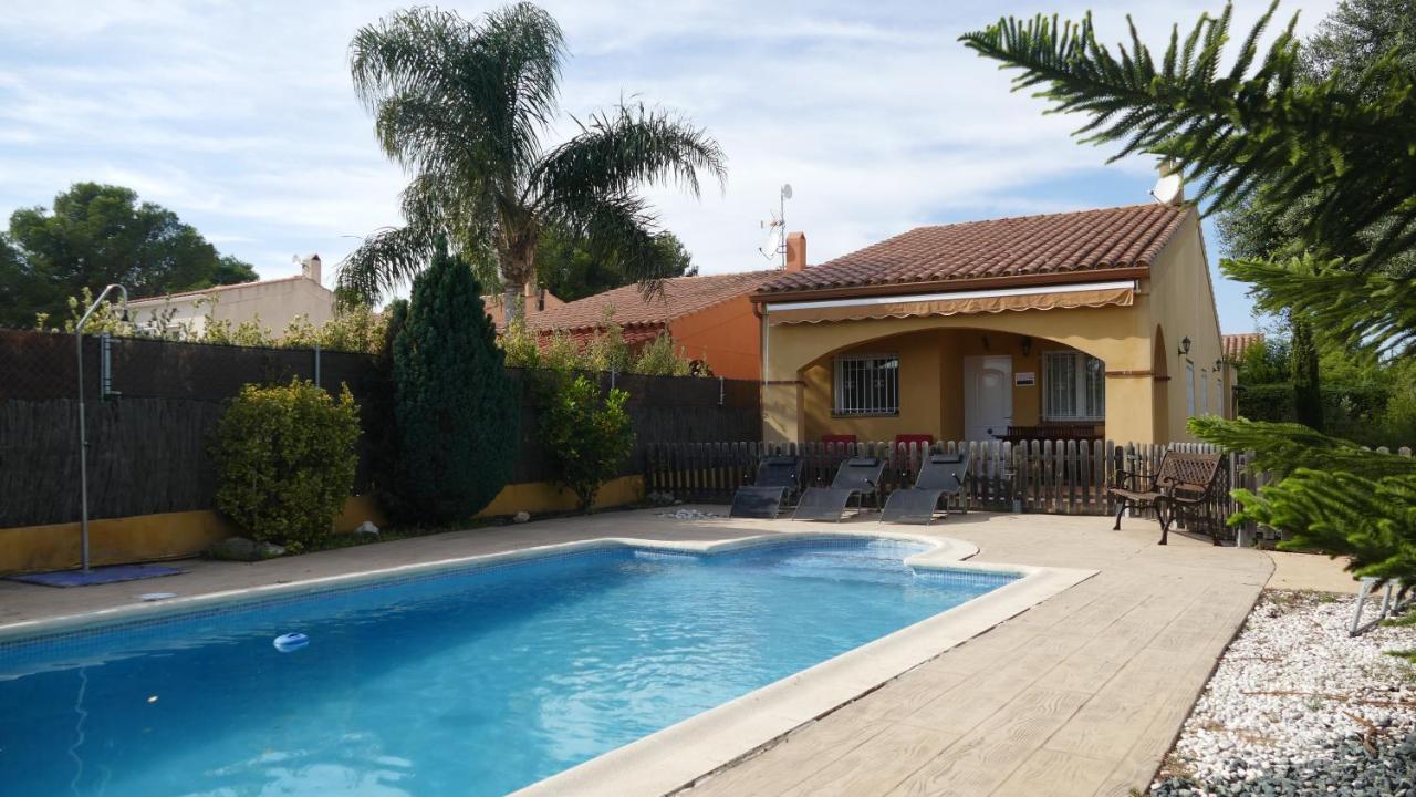Xalet piscina privada Ibiscus Villa L'Ametlla de Mar Bagian luar foto
