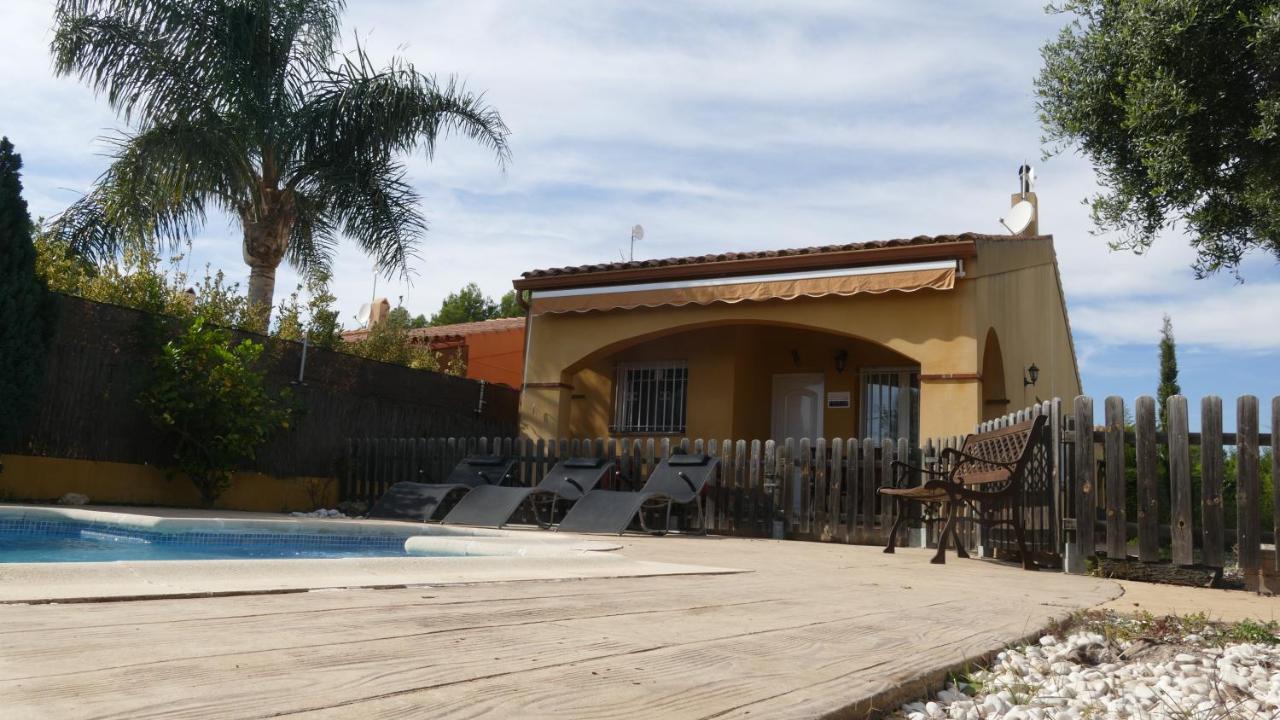 Xalet piscina privada Ibiscus Villa L'Ametlla de Mar Bagian luar foto