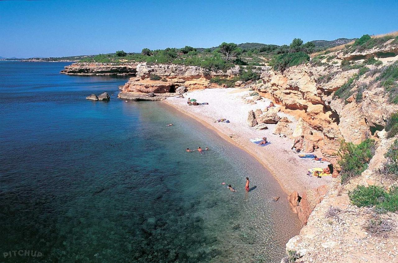 Xalet piscina privada Ibiscus Villa L'Ametlla de Mar Bagian luar foto